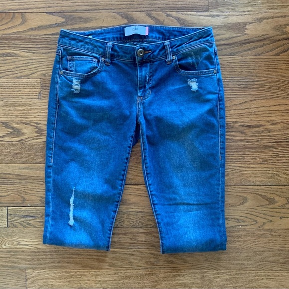 Cabi distressed skinny jeans- size 6 - Picture 3 of 6